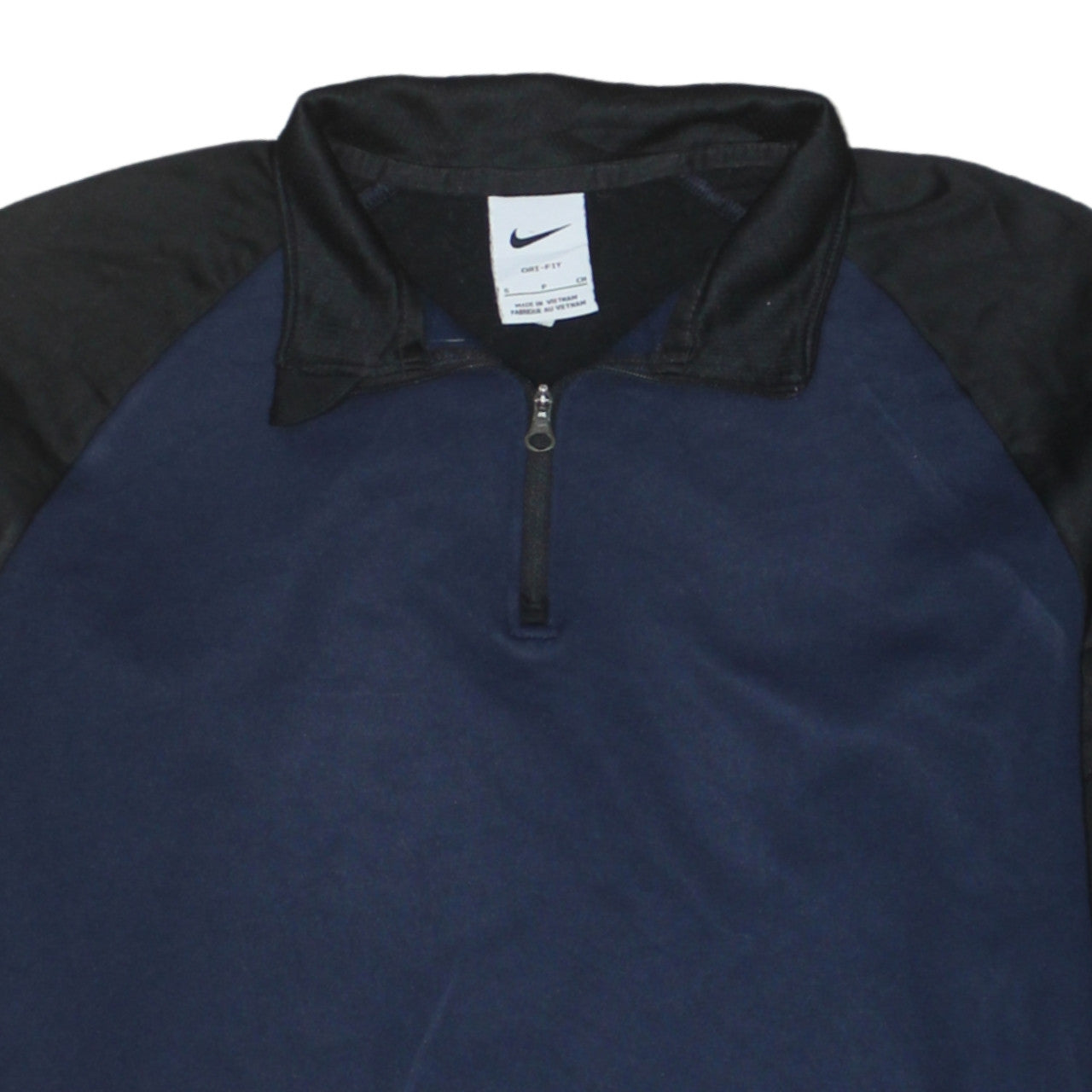Nike Men's Blue 1/2 Zip Dri-Fit Sweatshirt Size S