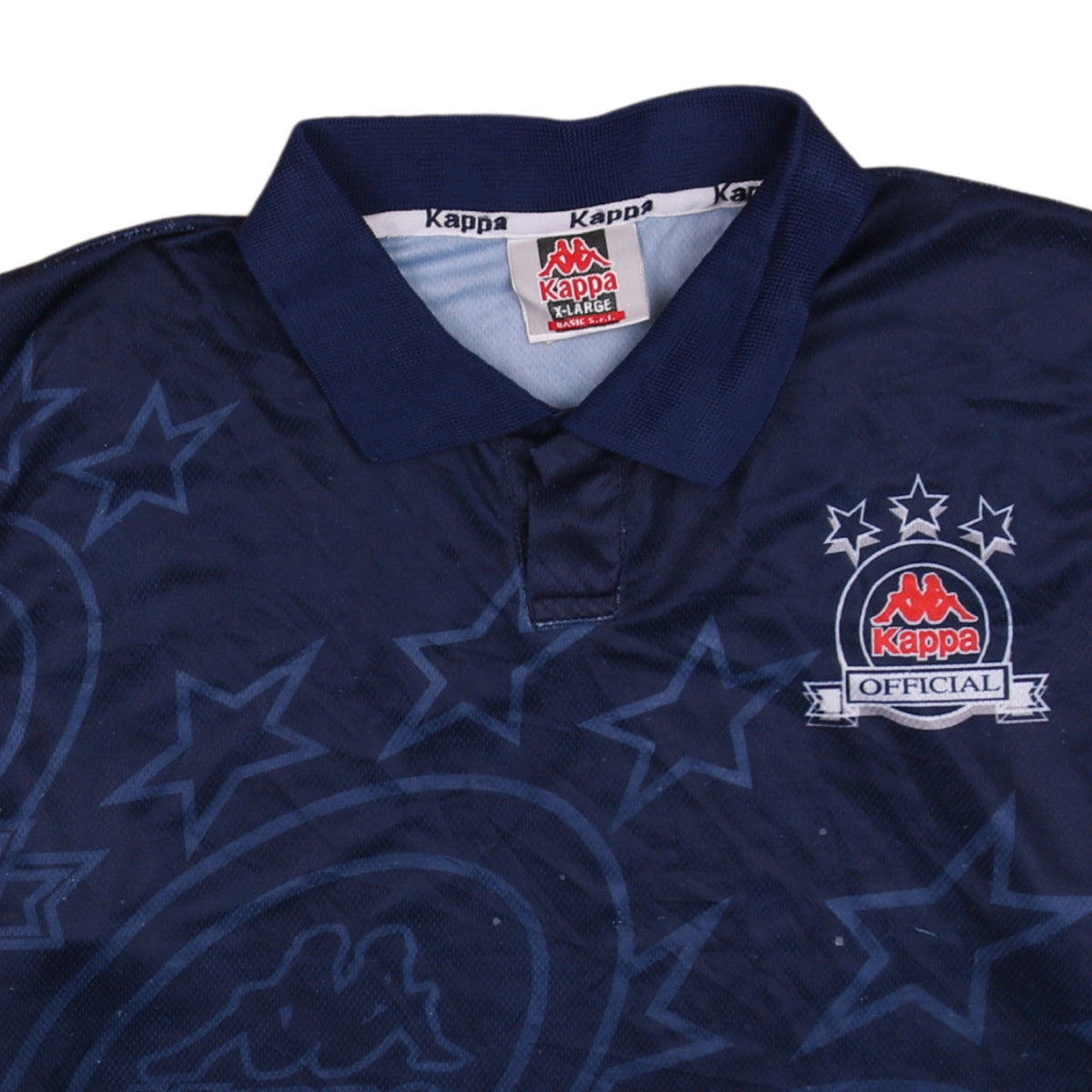 Kappa Men's Blue XL Polo Shirt Vintage Sportswear Top