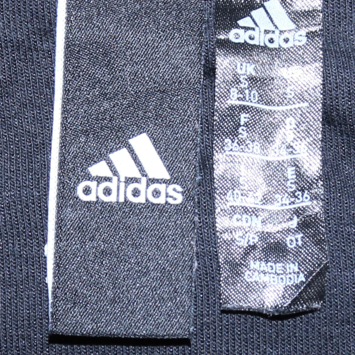 Adidas Womens Black Track Jacket Size 8 Full Zip Sportswear