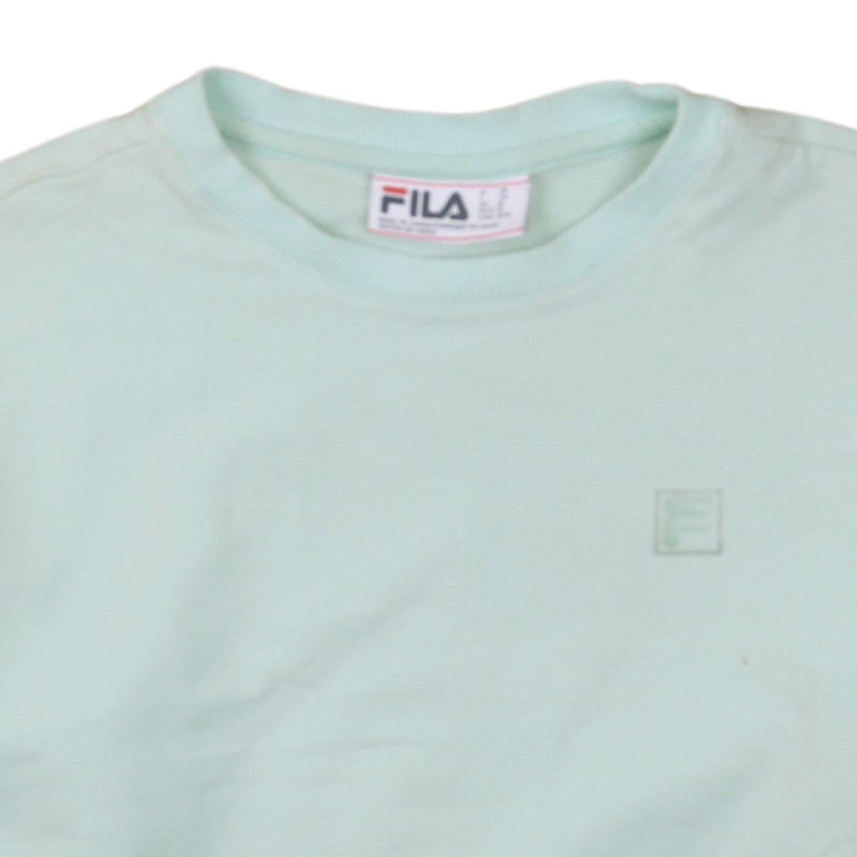 Fila Women’s Mint Green Sweatshirt Medium Pullover Crew Neck Casual Top