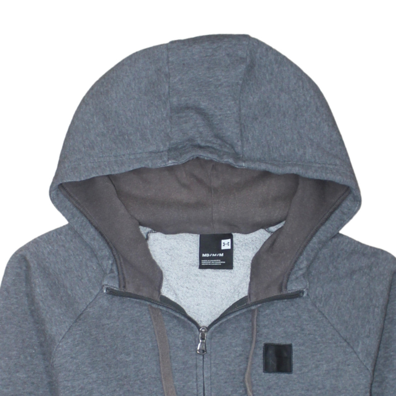 Under Armour Men's Grey Full Zip Hoodie Size M Classic Fit