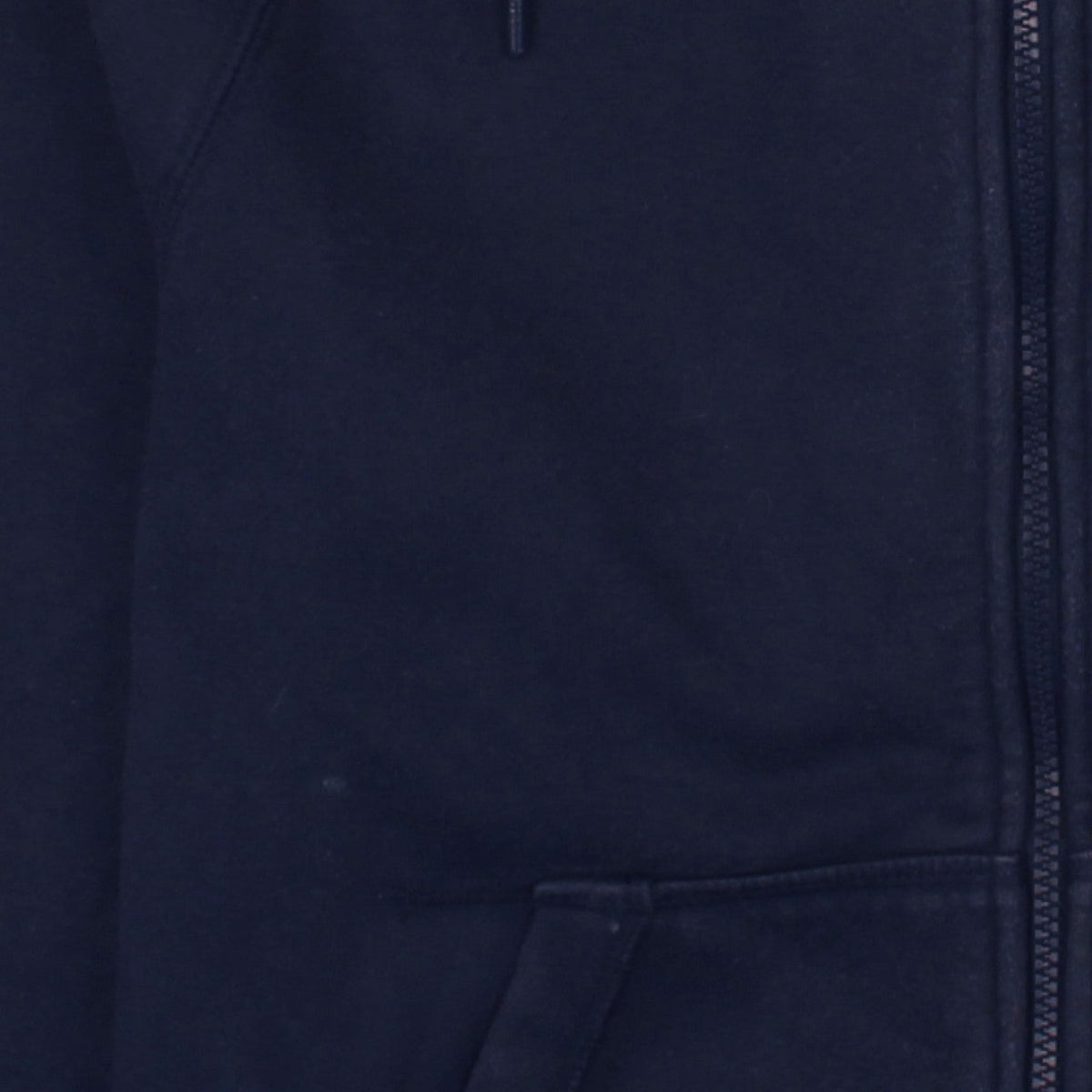 Nike Women's Navy Blue Full Zip Hoodie Medium Cotton Blend