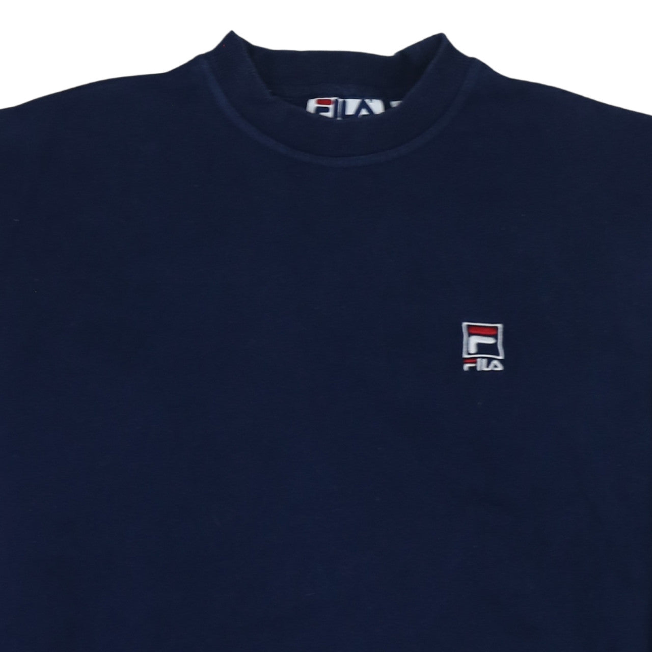 Fila Mens Blue Sweatshirt Small Crew Neck Vintage Pullover