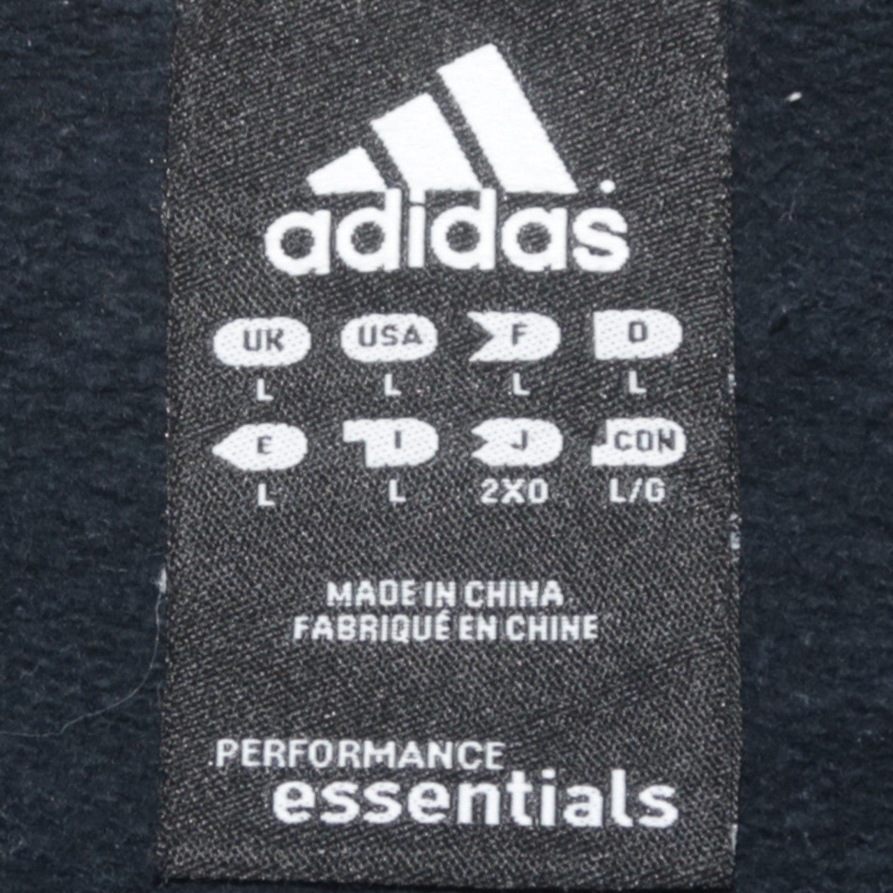 Adidas Mens Black L Crew Neck Pullover Sweatshirt Sports Jersey