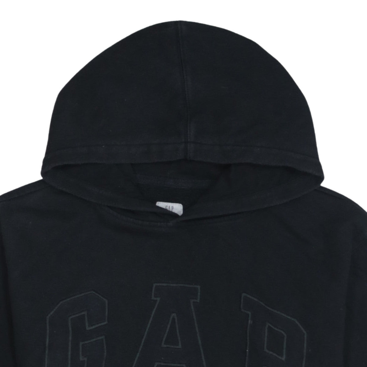 Gap Kids Boys Black XXL Pullover Hoodie Cotton Blend Casual Sweatshirt