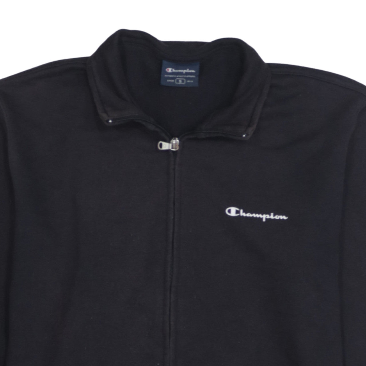 Champion Men's Black Full Zip Sweatshirt Size S