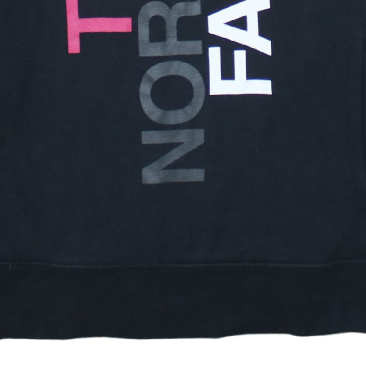 The North Face Women's Black Pullover Hoodie Size S Graphic Logo Cotton Blend