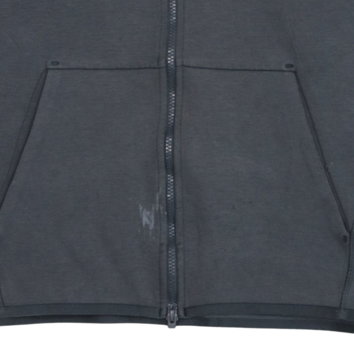 Nike Men's Grey Full Zip Hoodie Medium Sportswear