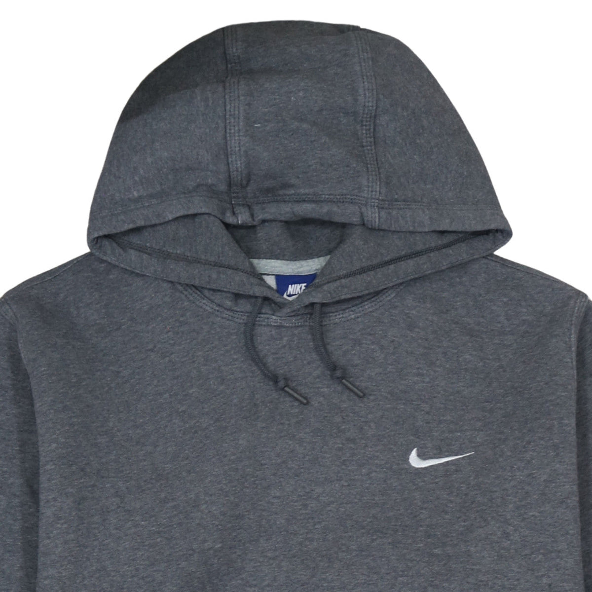 Nike Men’s Grey Pullover Hoodie XL Regular Fit Sports Fleece