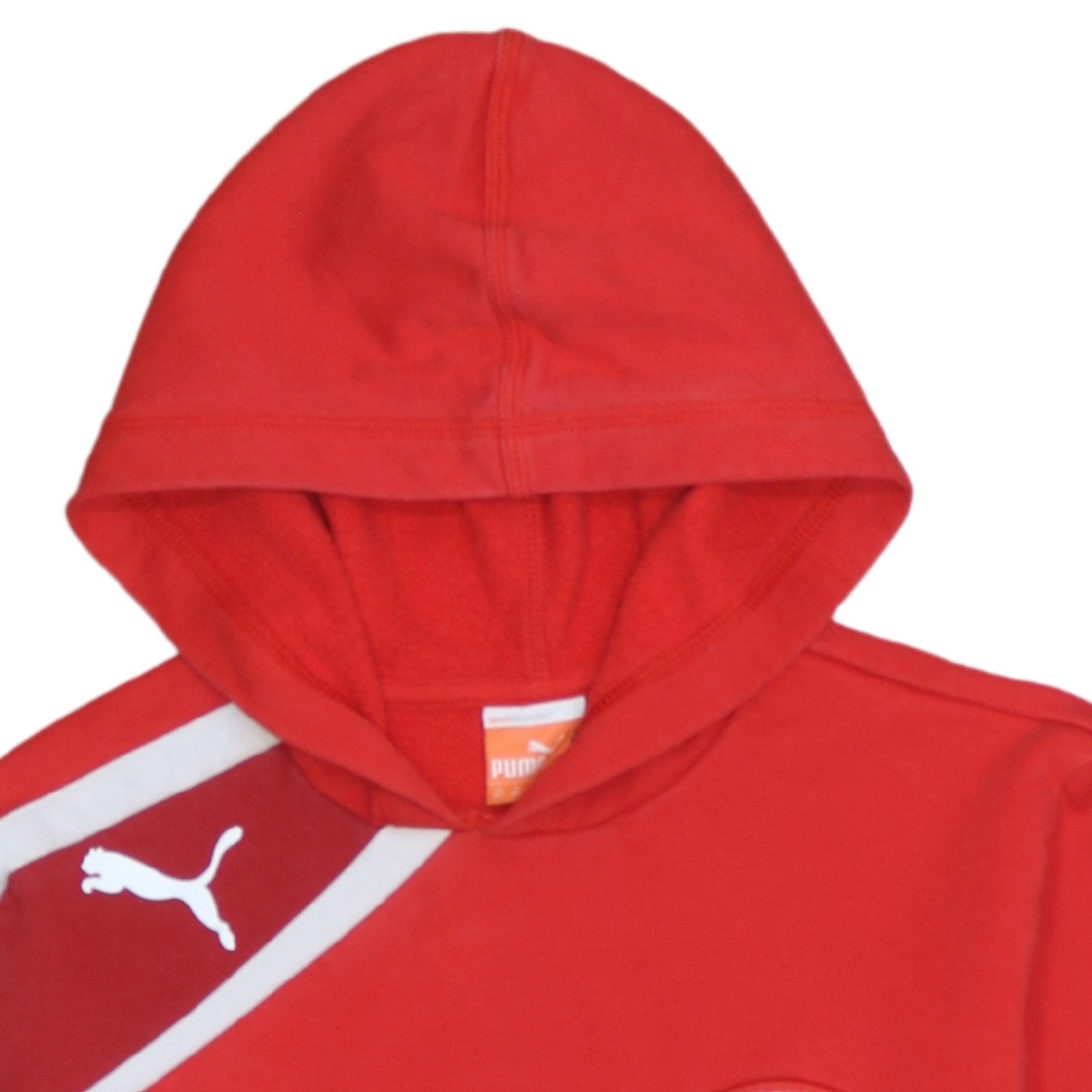 Puma Boys Red Pullover Hoodie 14 Years 164cm Tir Eoghain Logo Sportswear