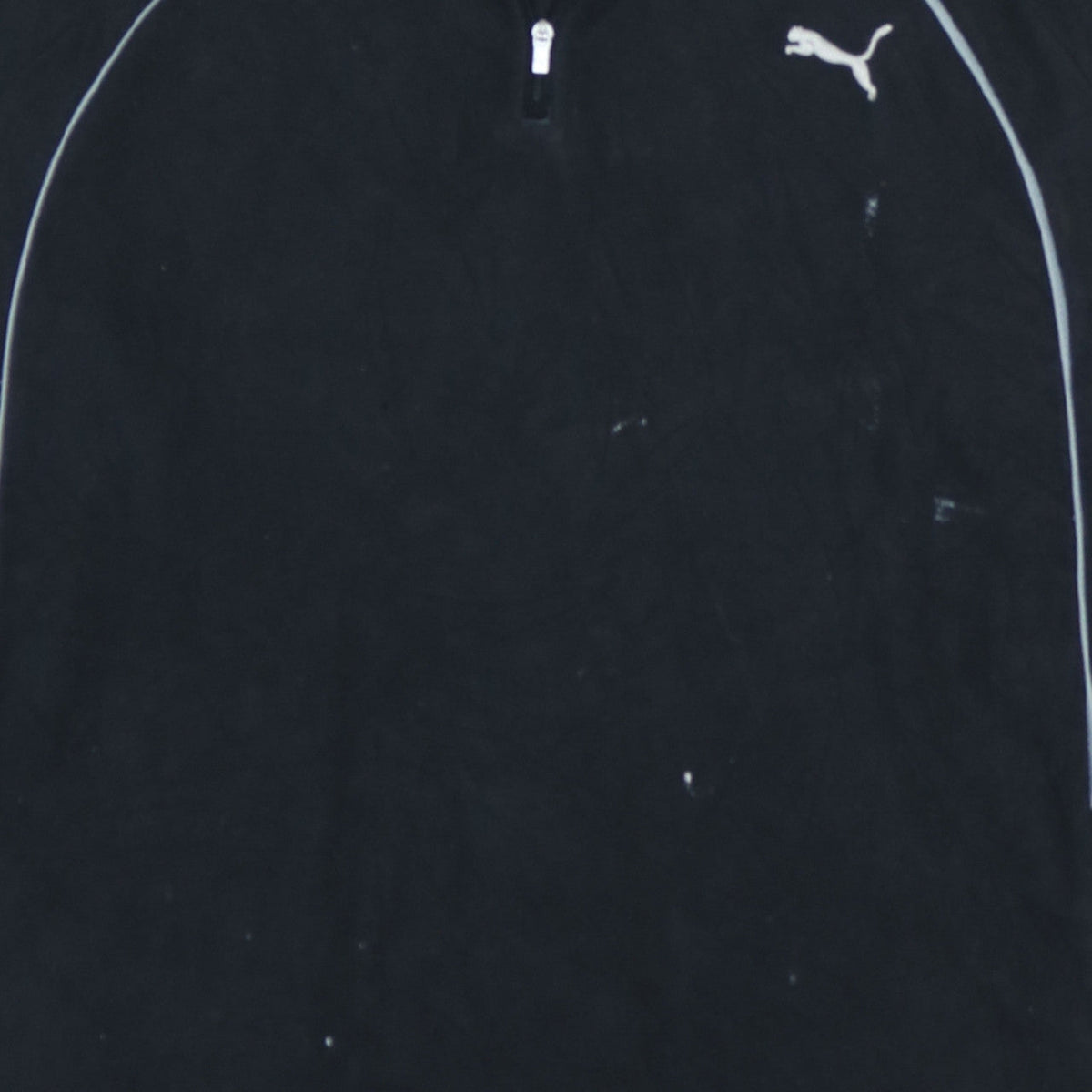 Puma Men's Black XL 1/4 Zip Fleece Sweatshirt Pullover