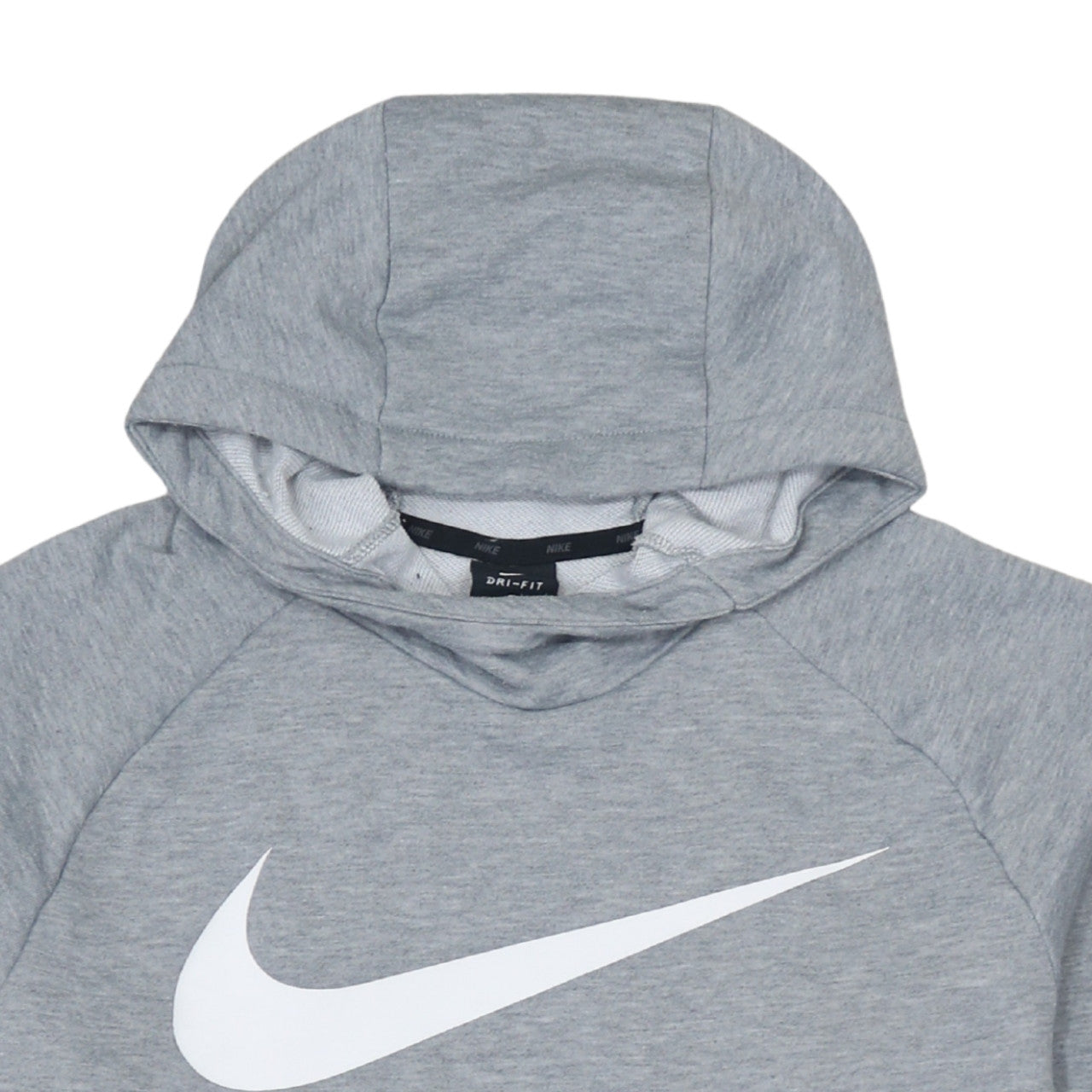 Nike Men's Grey Dri-Fit Pullover Hoodie M Sportswear