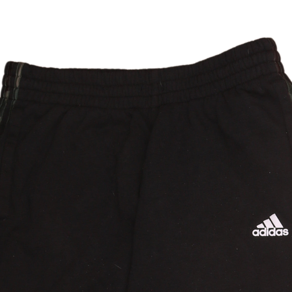 Adidas Womens Black Jogger Trousers M Elastic Waist Fleece Sports Pants