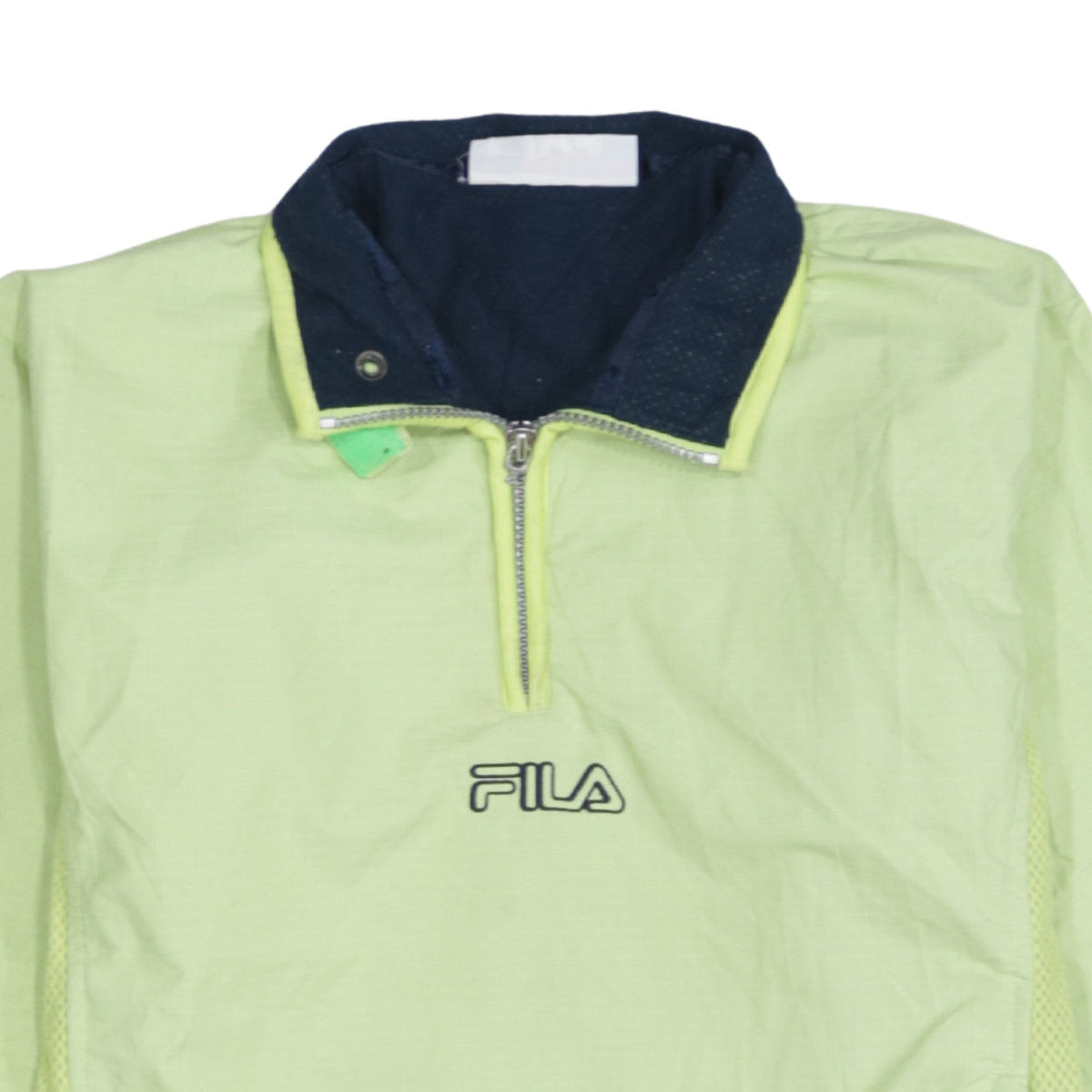 Fila Boys Green 1/4 Zip Lightweight Windbreaker Jacket 2 Years