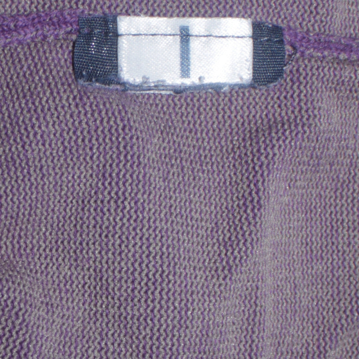 Tommy Hilfiger Men's Purple V-Neck Cotton Blend Jumper M