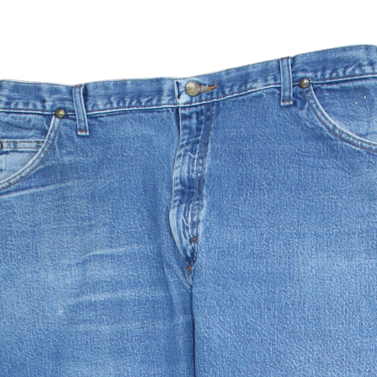 Wrangler Men's Blue Regular Fit Straight Jeans 40W 34L