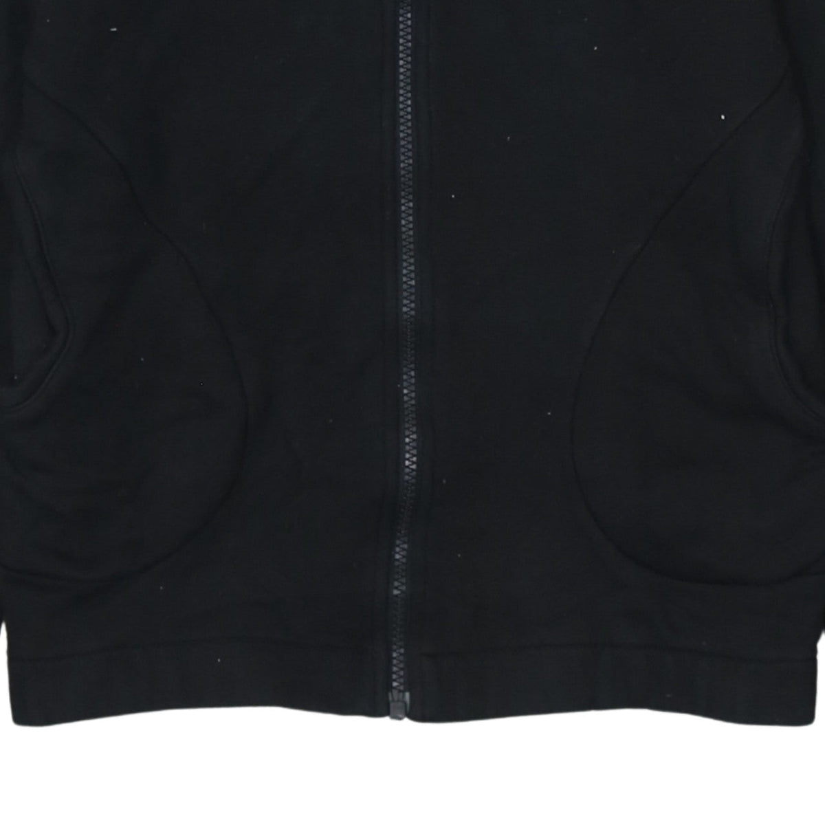 Puma Womens Black Full Zip Hoodie Size UK 10 Cotton Blend