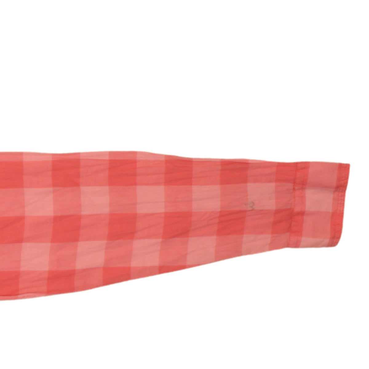 Hilfiger Denim Men's Red Check Long Sleeve Button-Up Shirt L