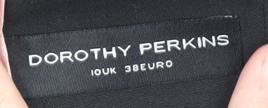 Dorothy Perkins Women's Black Size 10 Single-Breasted Blazer