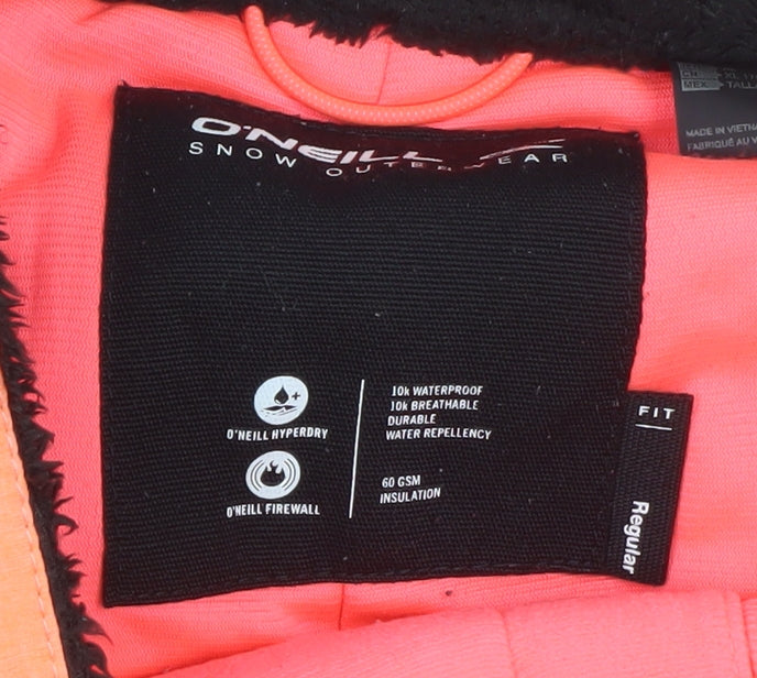O'Neill Men's Orange Snow Pants Waterproof Insulated Trousers M