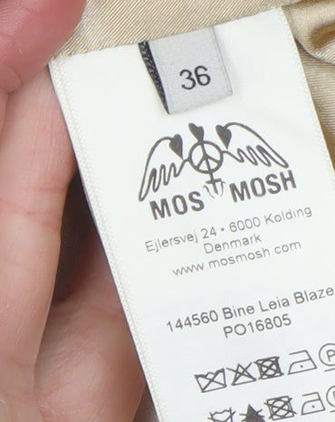 MOS MOSH Women's Brown Bine Leia Blazer Size 8 Regular Fit