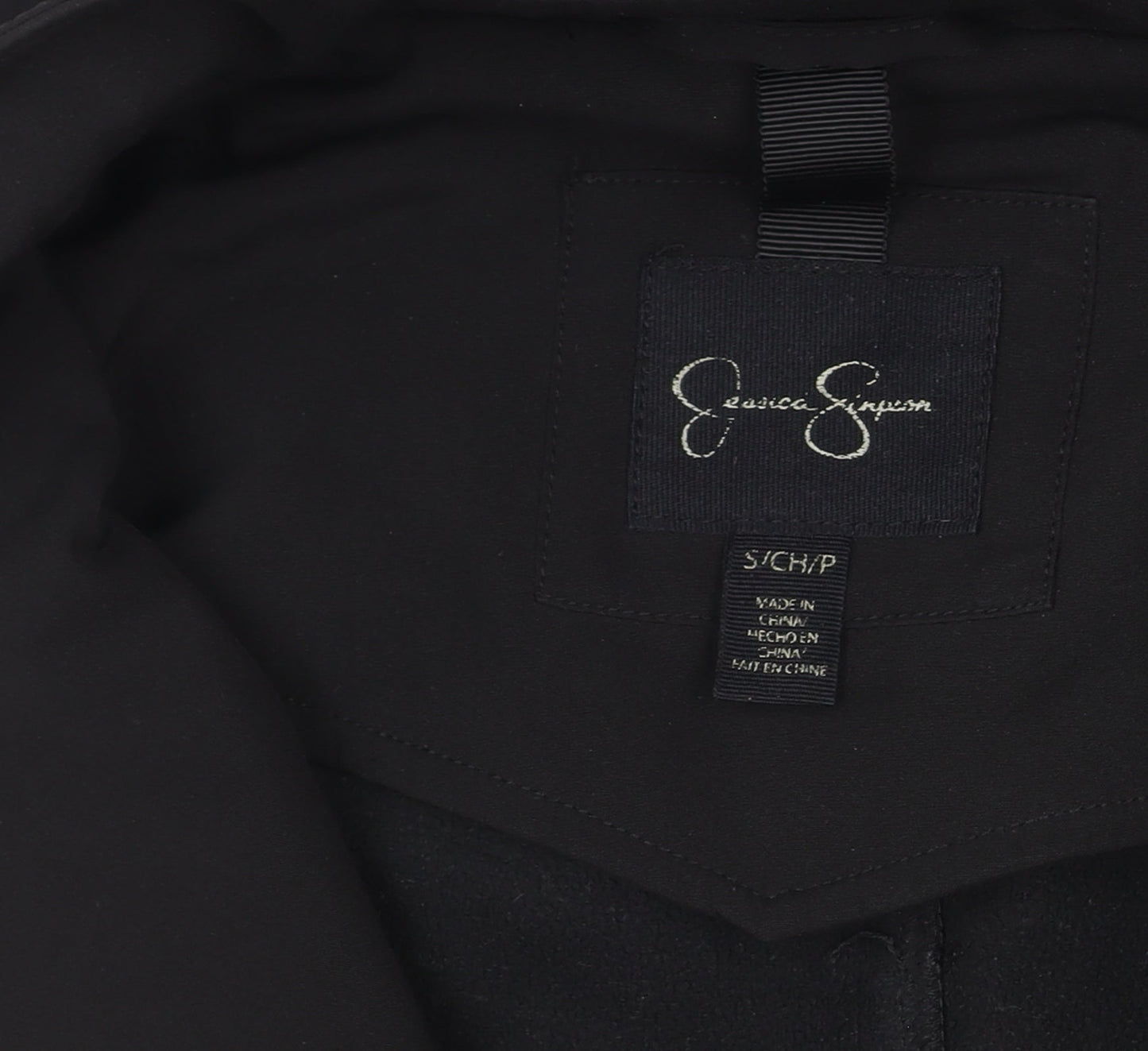 Jessica Simpson Women's Black Hooded Long Parka Coat Size S