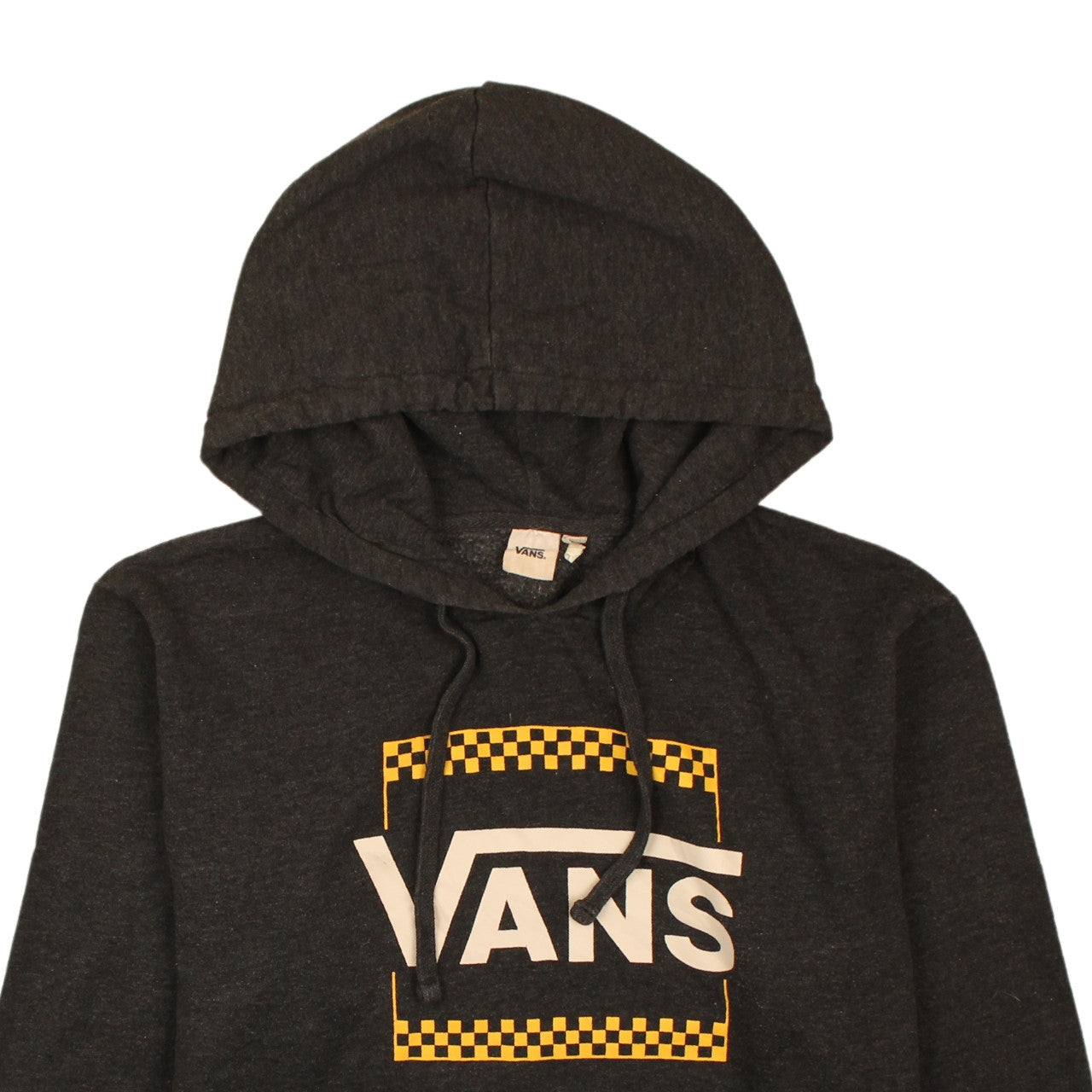 Vans Womens Black Pullover Hoodie Medium - Logo Graphic Casual Sweatshirt