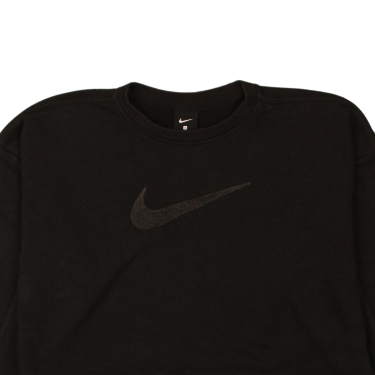 Nike Women's Black Small Crew Neck Pullover Sweatshirt