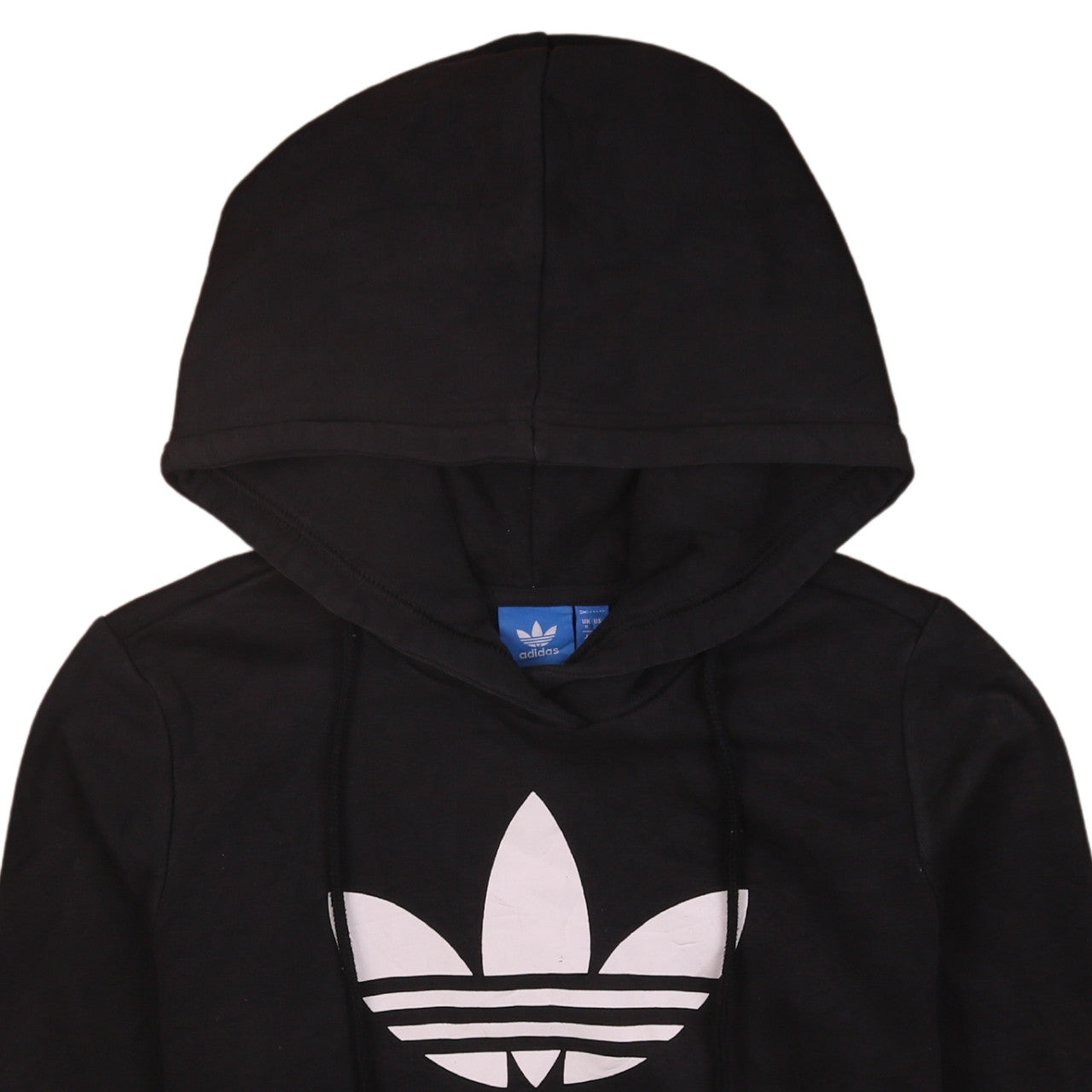 Adidas Womens Black Hoodie UK 8 Pullover Hooded Sweatshirt