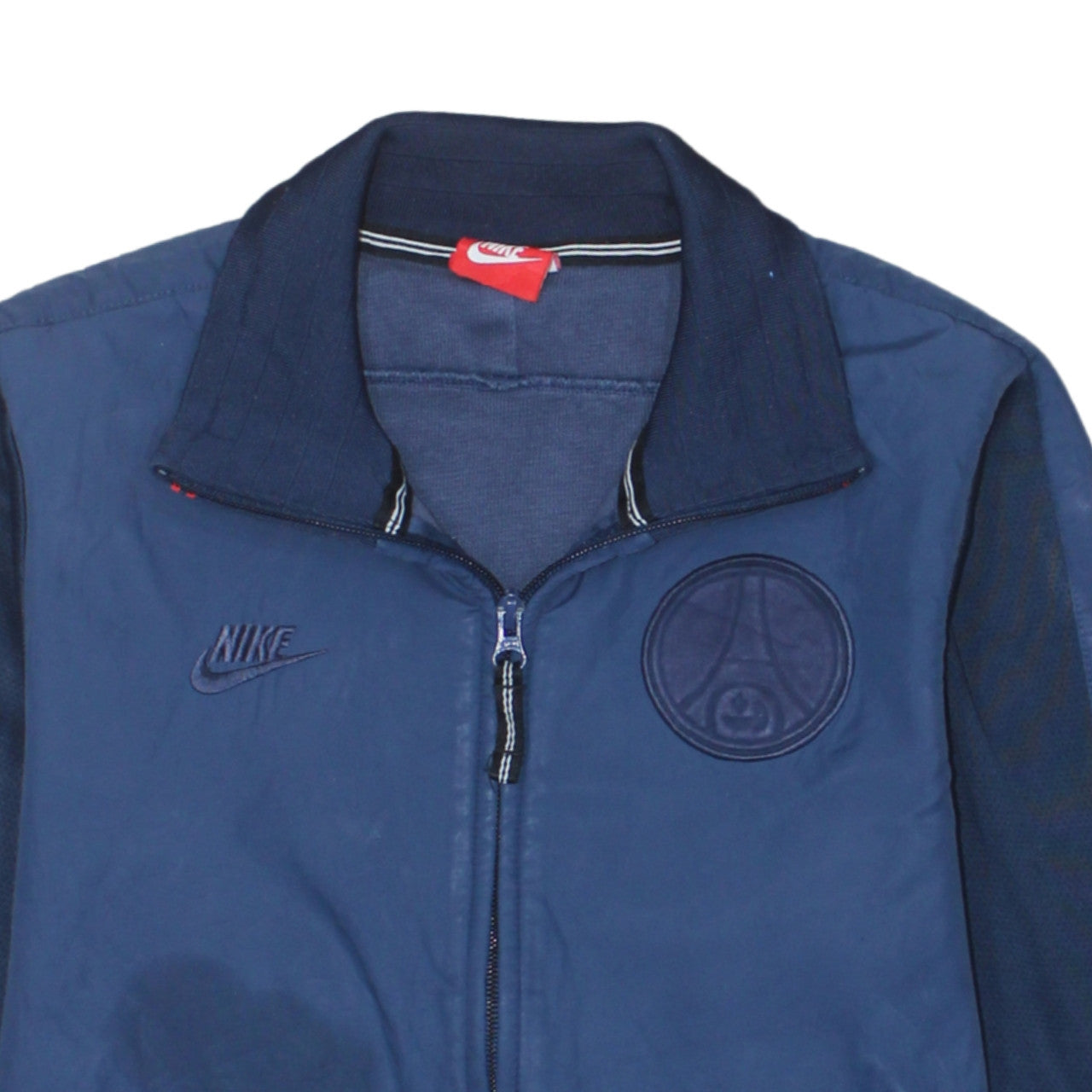 Nike Men's Blue Bomber Jacket Size S Full Zip PSG Sportswear