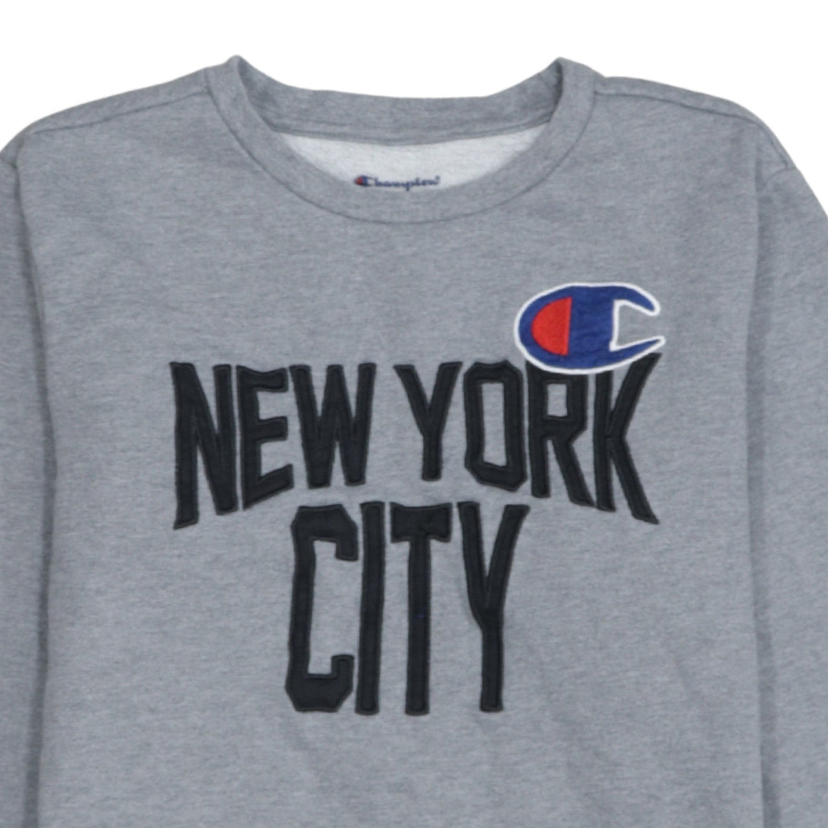 Champion Womens Grey XL Pullover Sweatshirt New York City Crew Neck