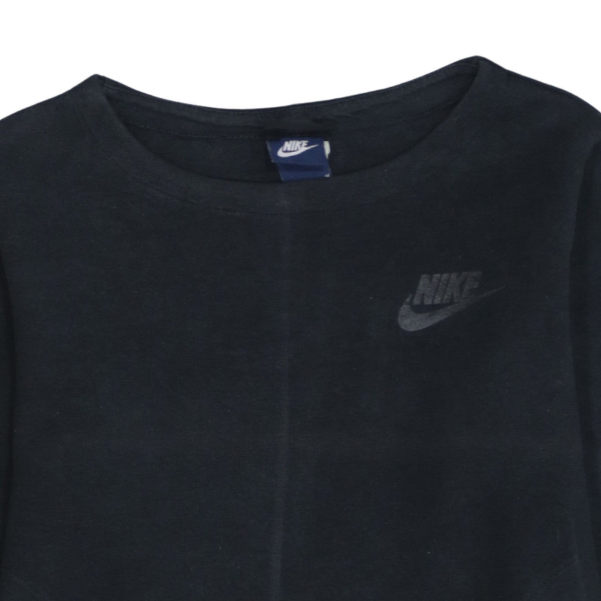 Nike Women Black Medium Pullover Sweatshirt with Drawstring Hem