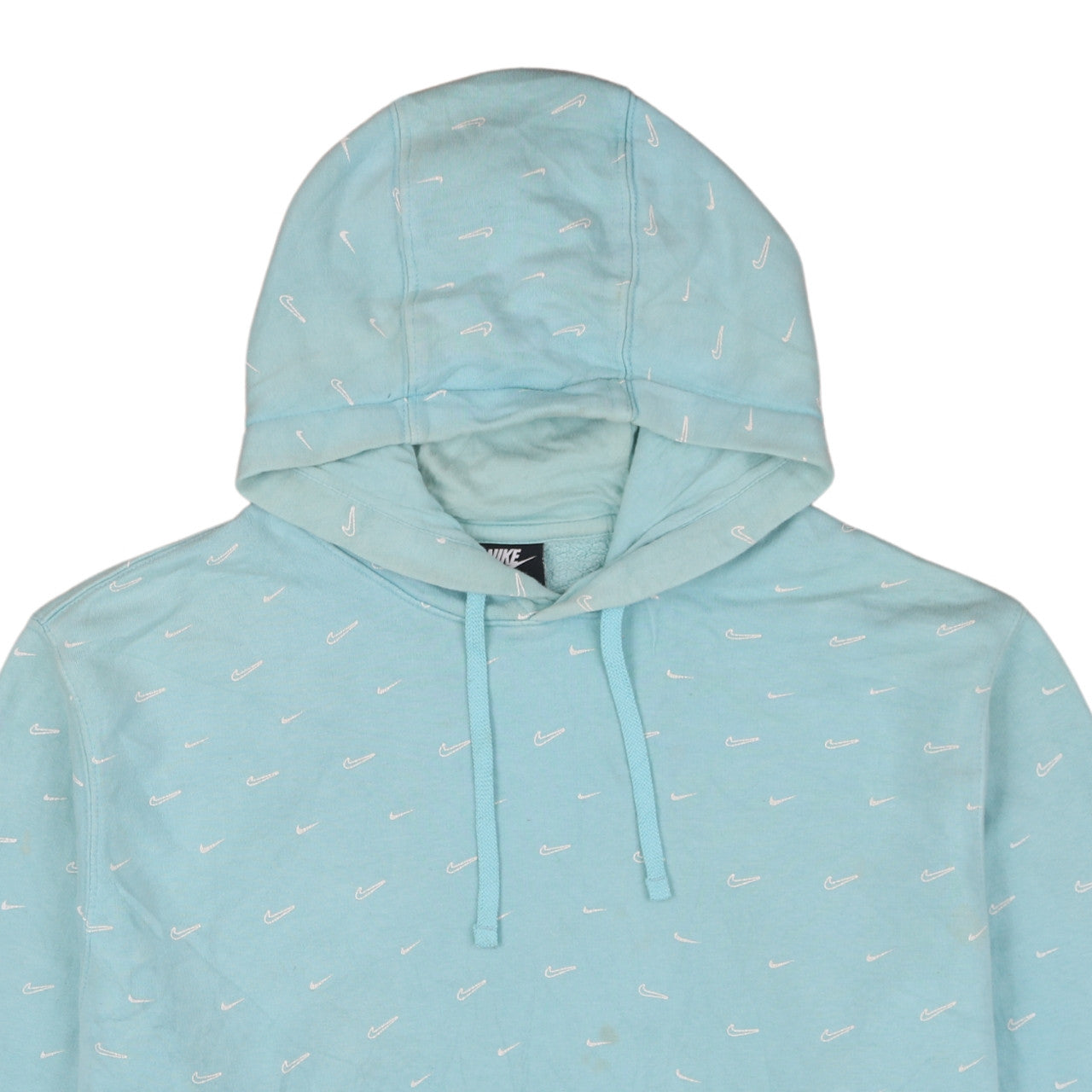 Nike Women’s Blue Pullover Hoodie XL Logo Print Casual Sweatshirt