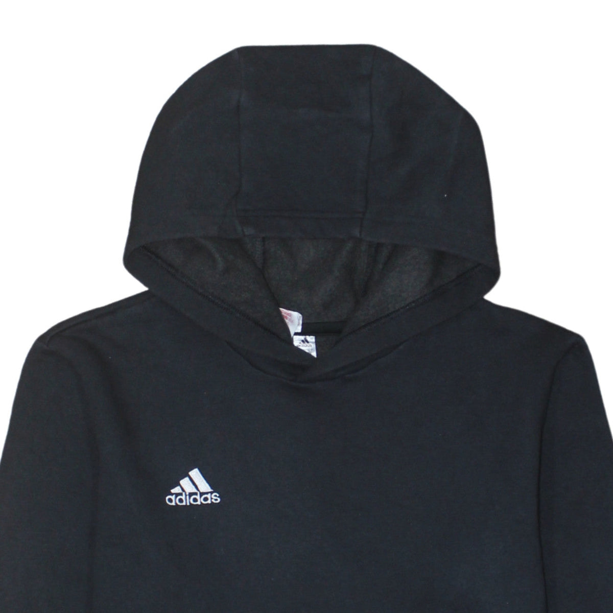 Adidas Boys Black Pullover Hoodie 13-14 Years Fleece Sweatshirt