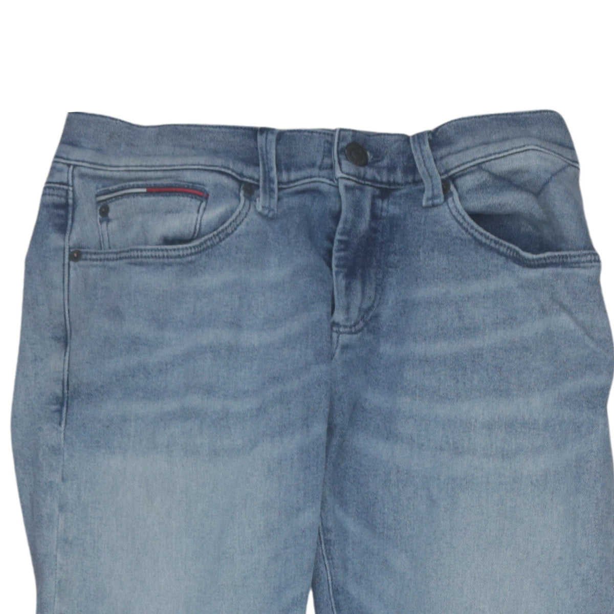 Tommy Jeans Men's Blue 30x32 Straight Fit Denim Jeans