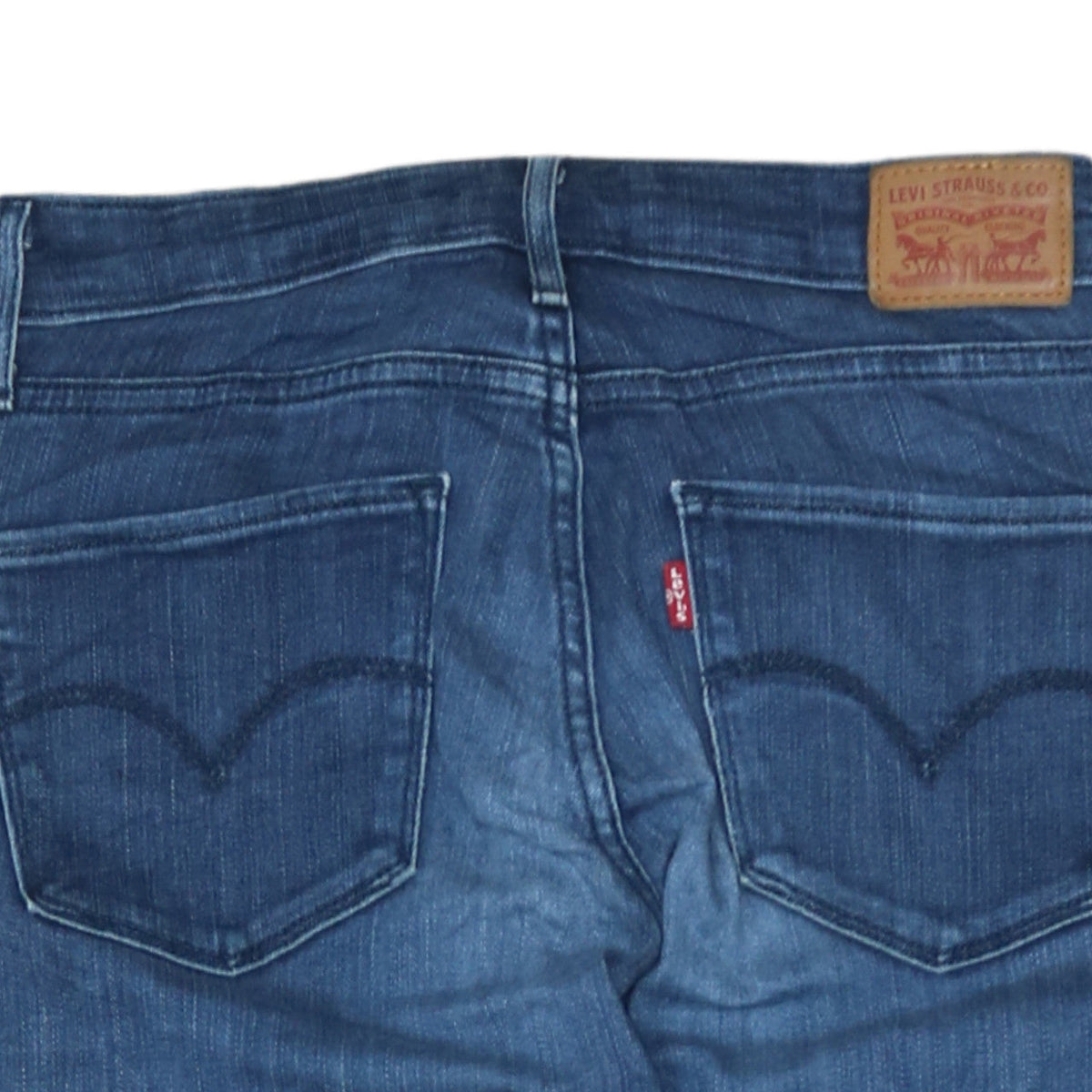 Levi's Womens Blue 721 High Rise Skinny Jeans Size 27