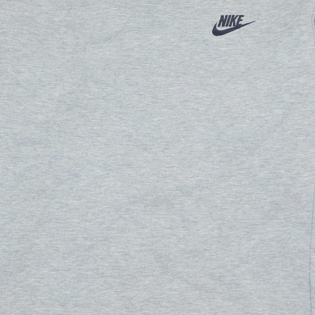 Nike Men's Grey Small Pullover Crew Neck Sweatshirt Zip Pocket