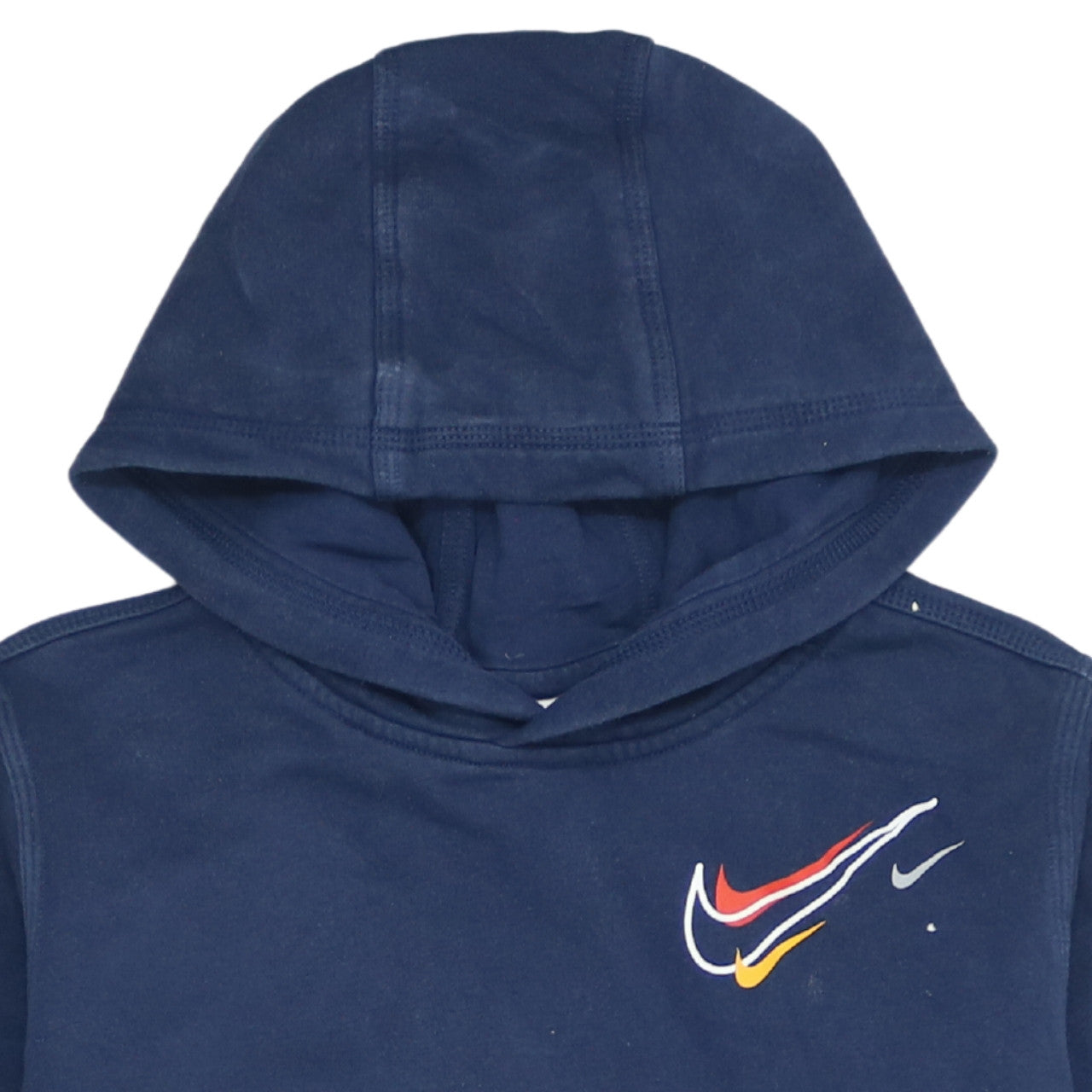 Nike Boys Blue Pullover Hoodie XL Fleece Casual Graphic Sportswear