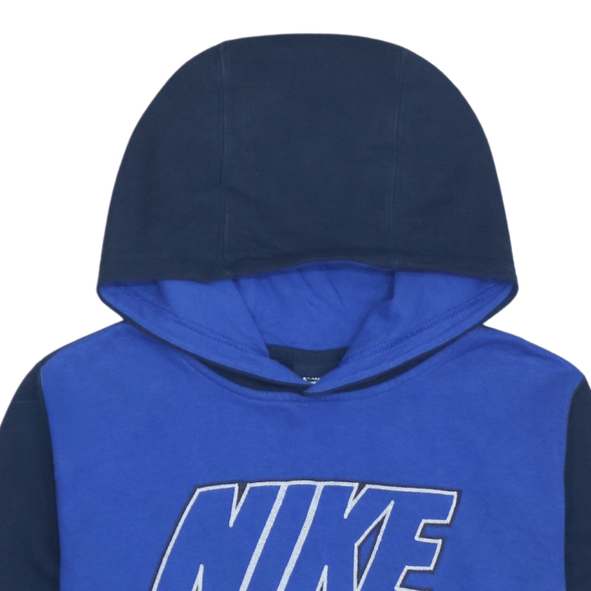 Nike Boys Blue Pullover Hoodie XL 13-15 Years Graphic Logo Fleece