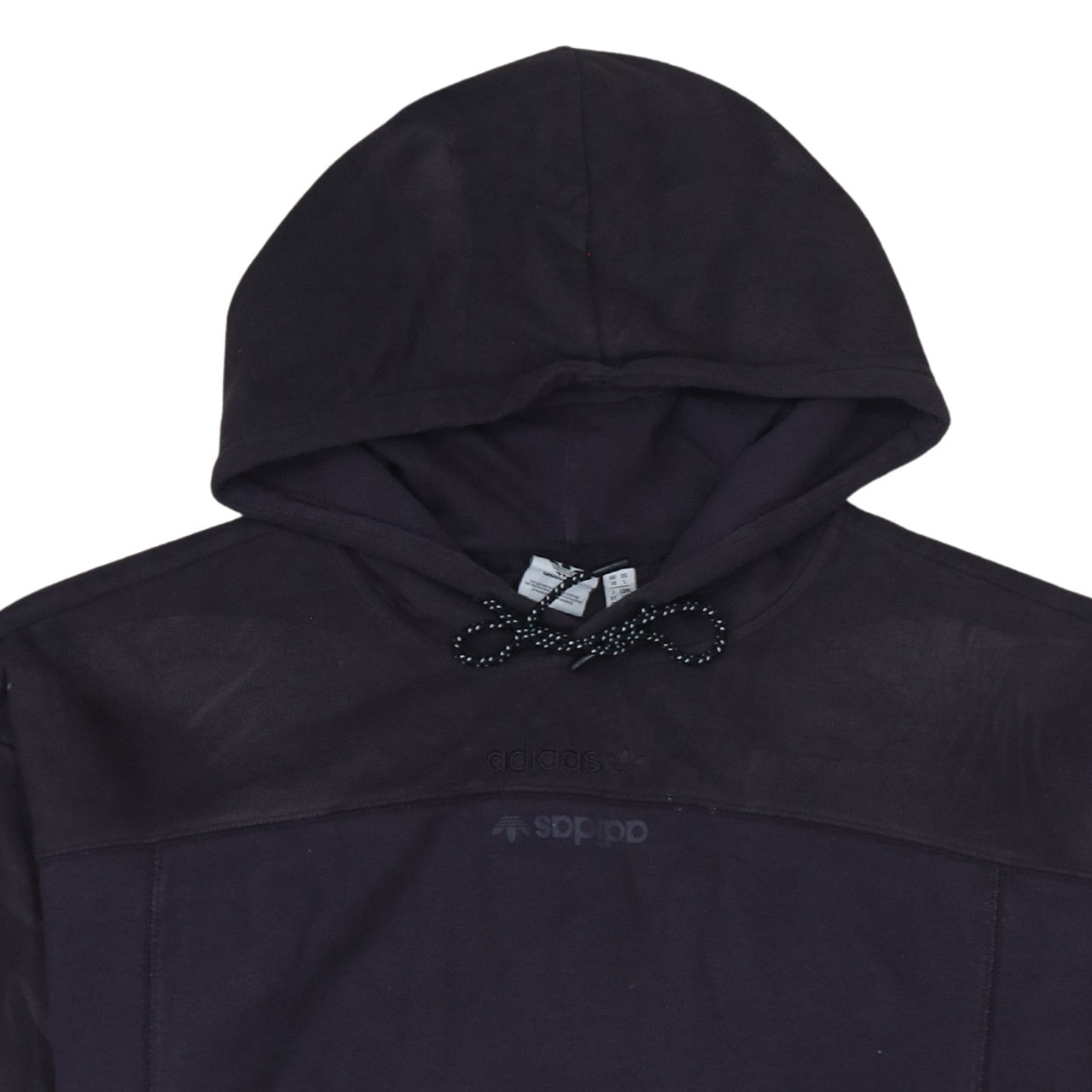 Adidas Womens Black Size 10 Pullover Hoodie Sweatshirt