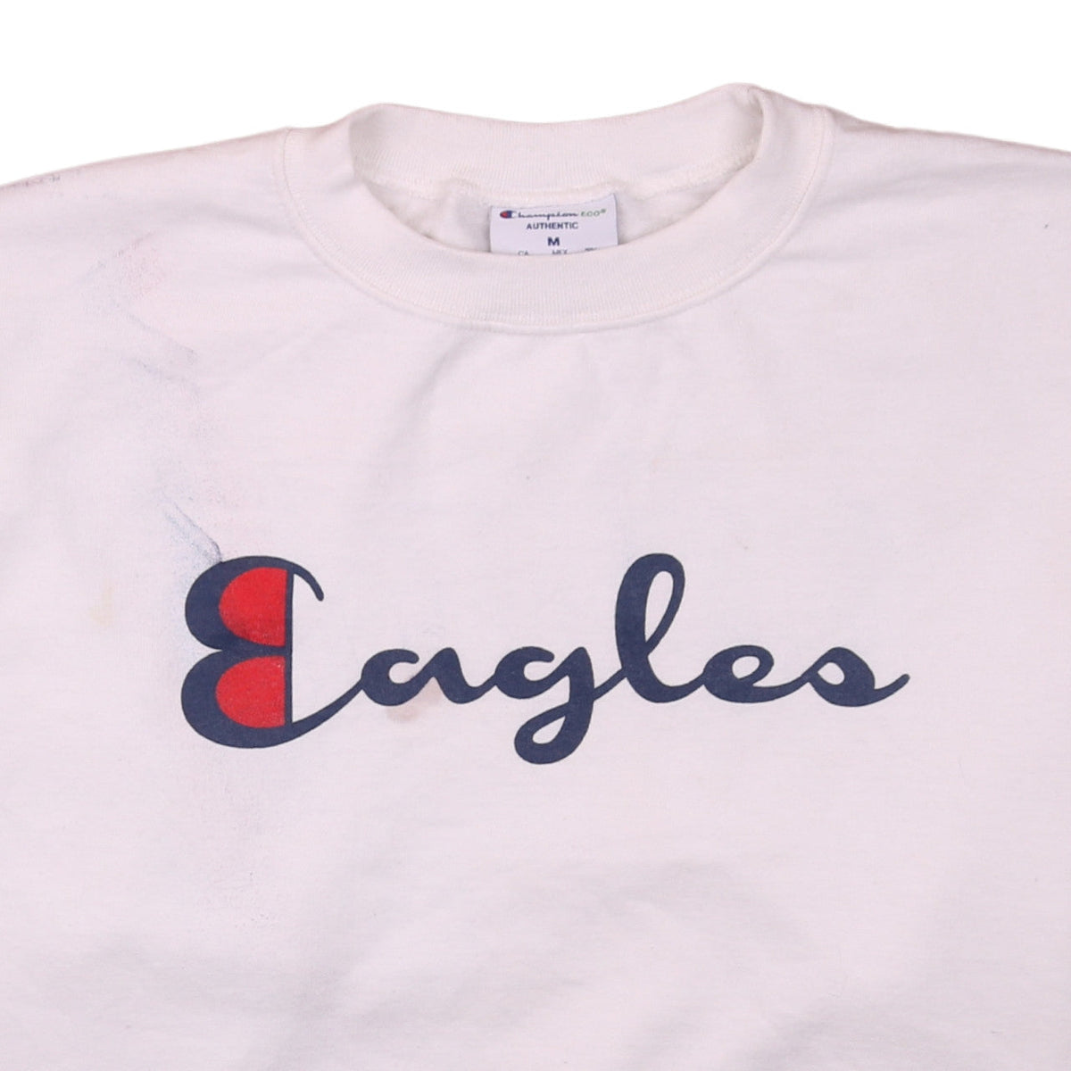 Champion Women’s White Eagles Crew Neck Sweatshirt Size M
