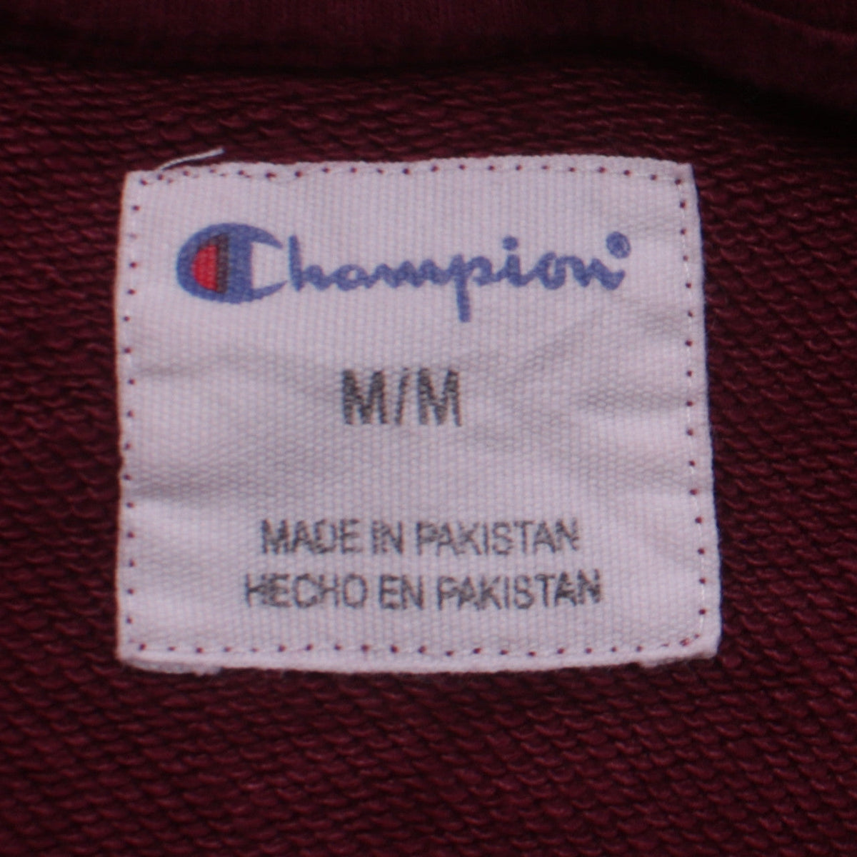Champion Men's Red Crew Neck Pullover Sweatshirt Size M