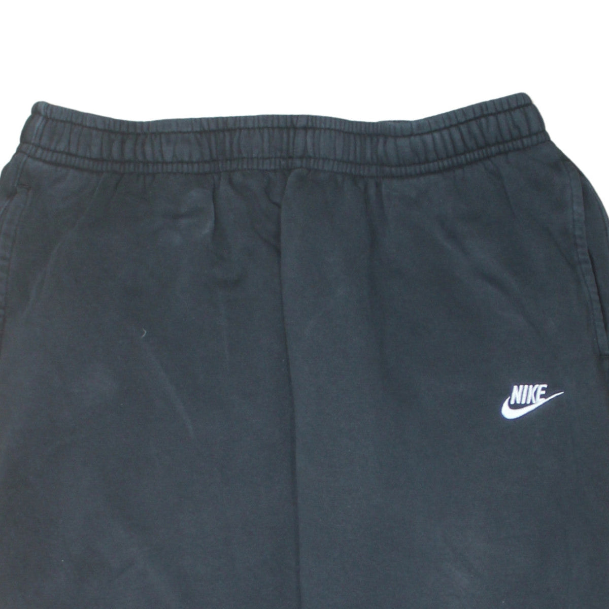 Nike Men Black Sweatpants Fleece Regular Fit Tapered Joggers M