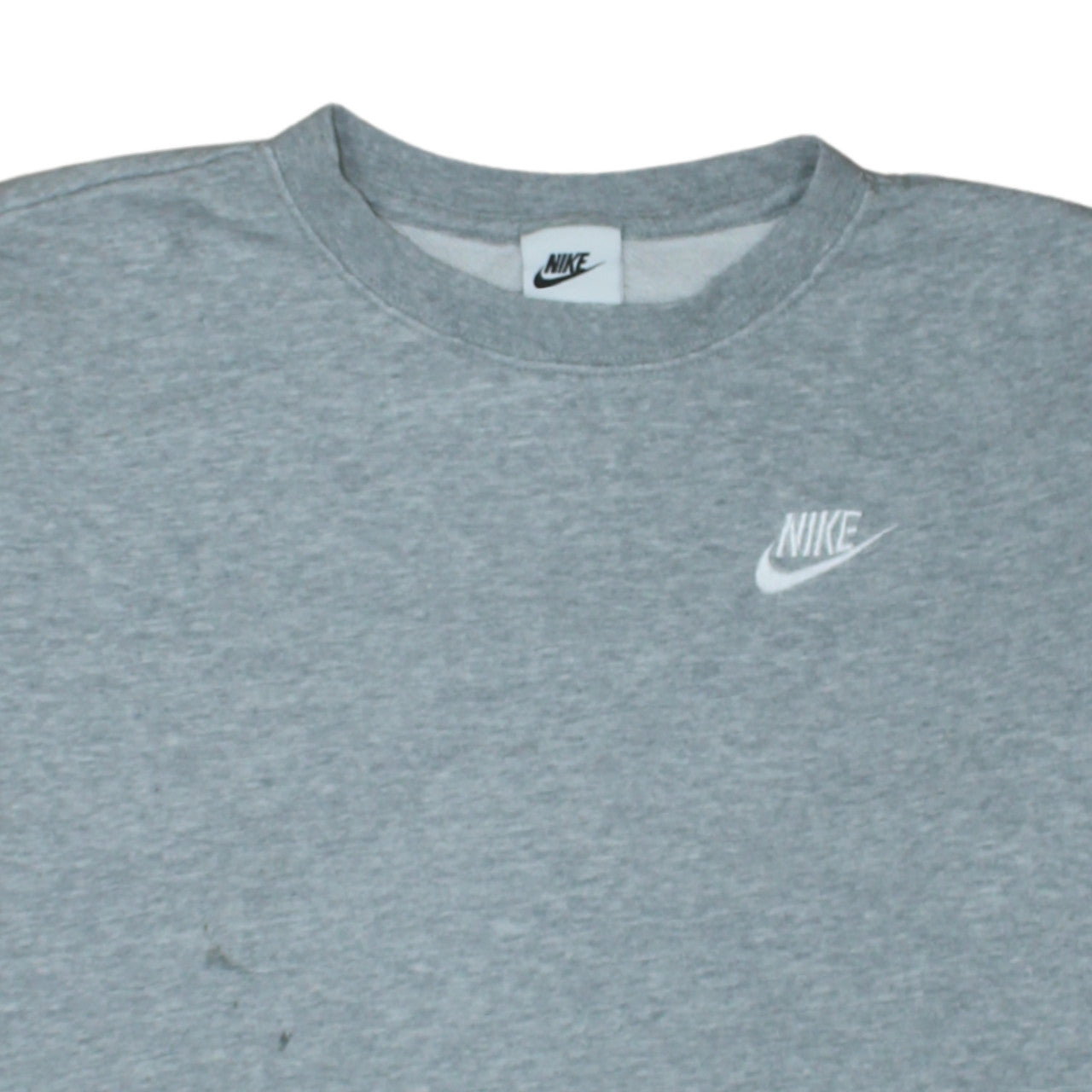 Nike Women's Grey Crew Neck Pullover Sweatshirt Size M