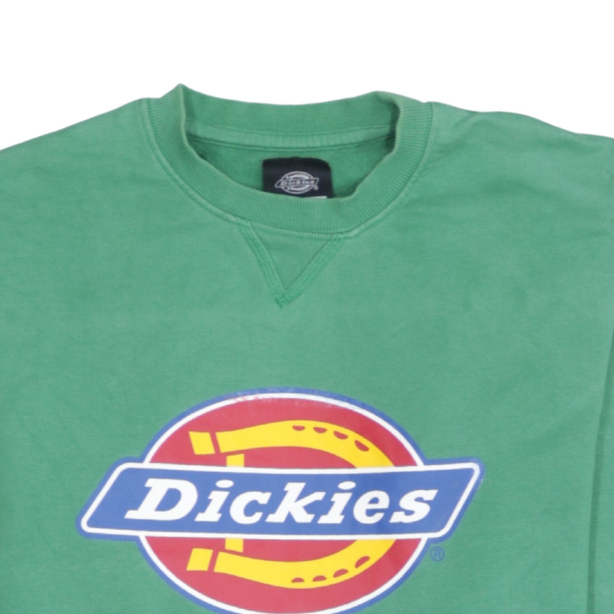 Dickies Men's Green Regular Fit Crew Neck Graphic Sweatshirt Medium