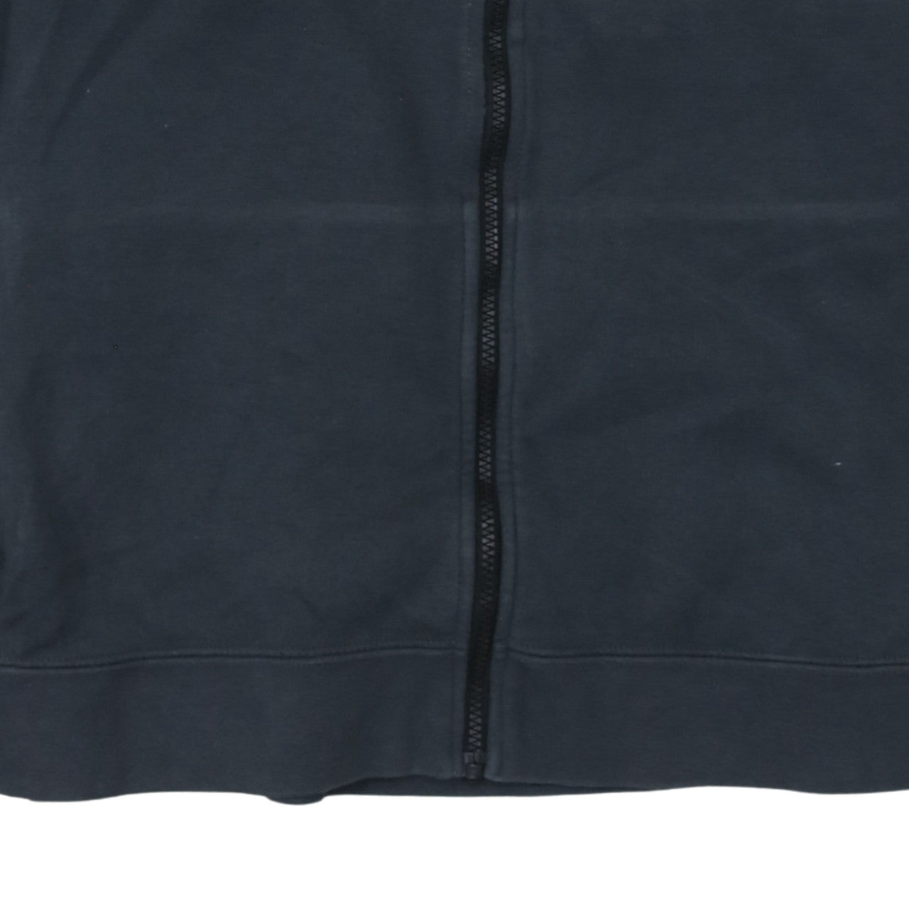 Nike Mens Grey Full Zip Hoodie XL Regular Fit Logo Hooded Sweatshirt