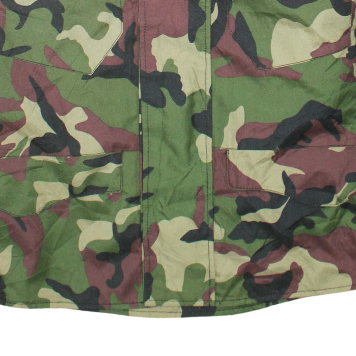 MDM Mens Green Camouflage Full Zip Sweatshirt Jacket 2XL
