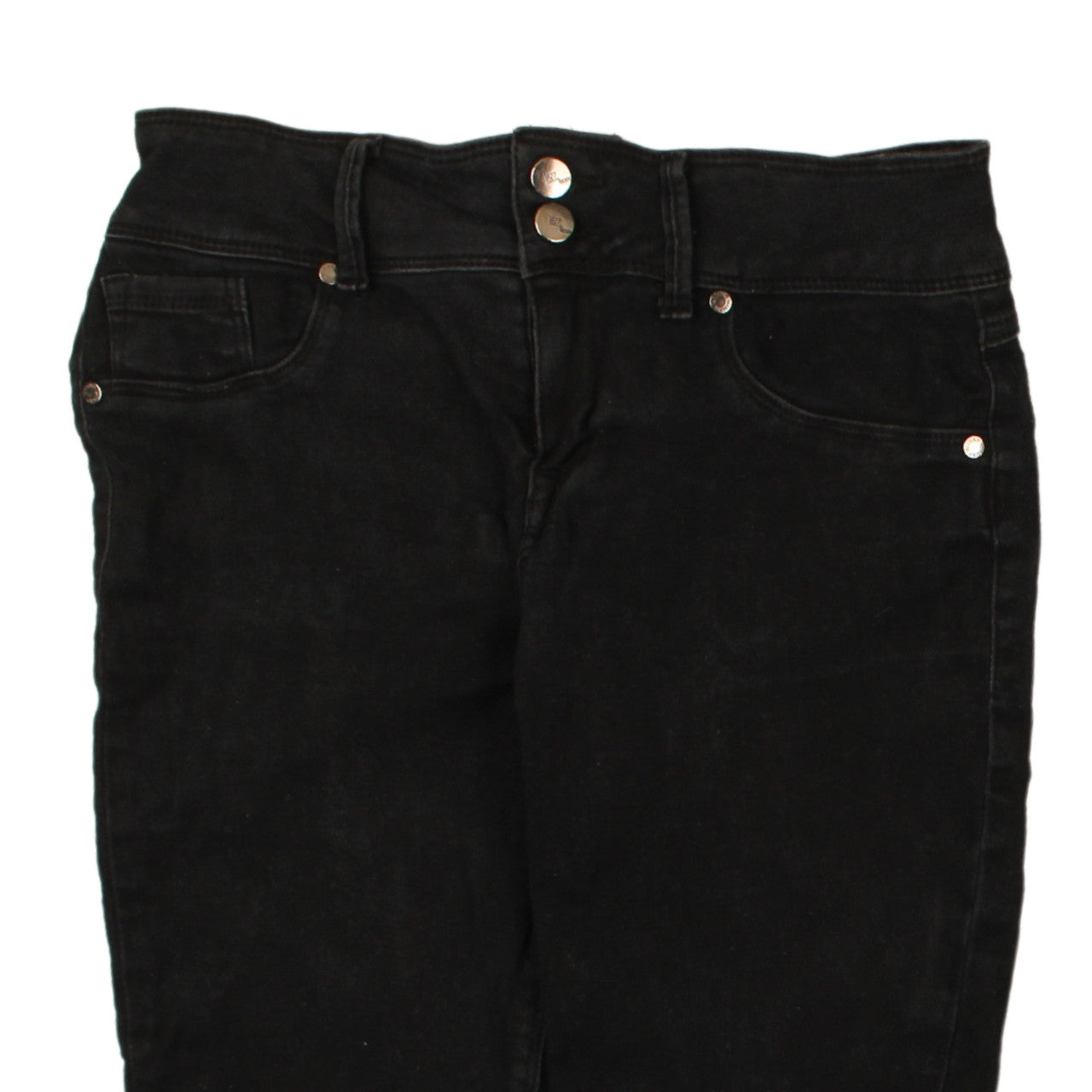 1822 Denim Women's Black Size 10 Bermuda Stretch Shorts