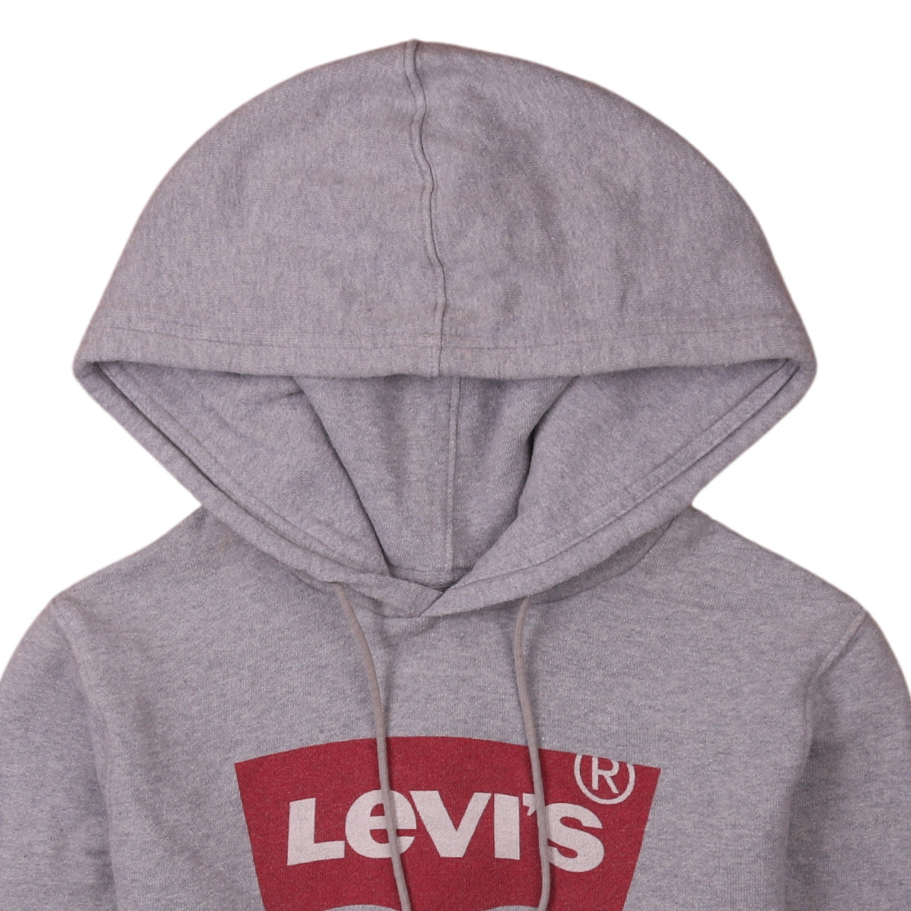 Levi's Men's Grey XS Pullover Hoodie with Logo Front