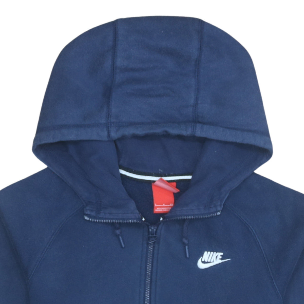 Nike Men's Blue Full Zip Hoodie Size S Fleece Sweatshirt